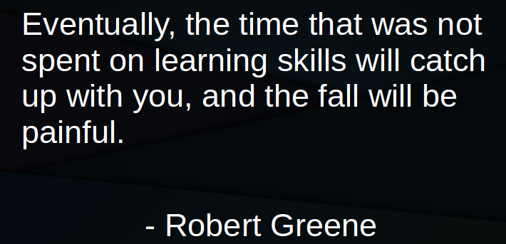On the value of learning